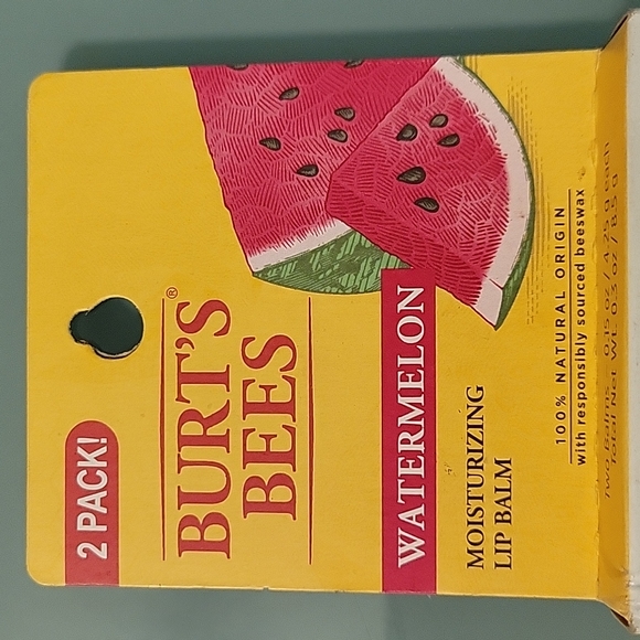 Watermelon Burt's Bees Moisturizing Lip Balm. Brand New! - Picture 2 of 4